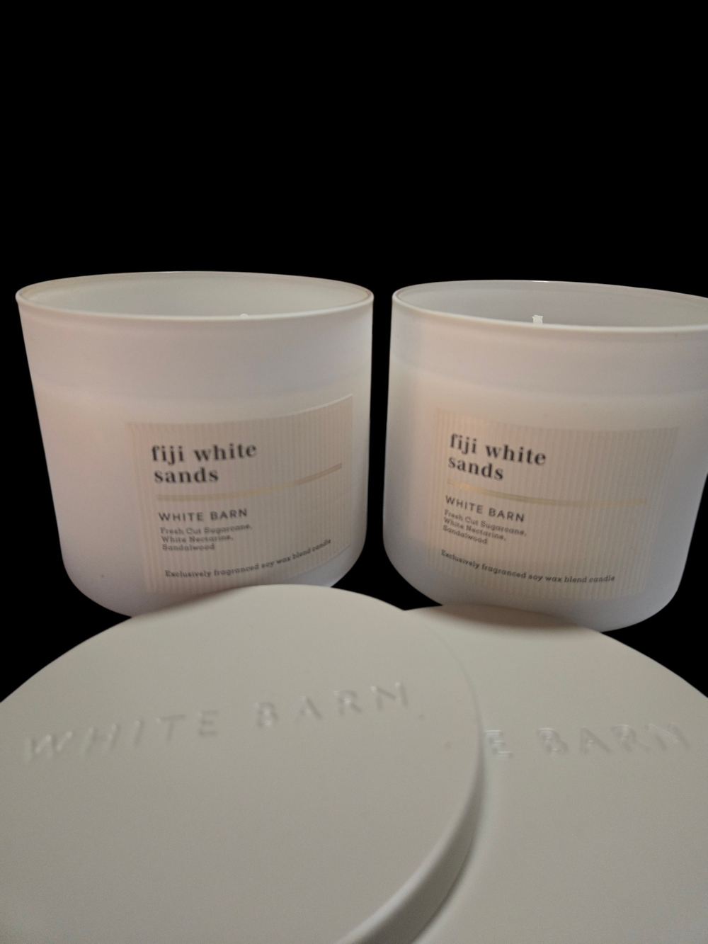 2pc White Barn Fiji White Sands Scented Candle - NEW!!